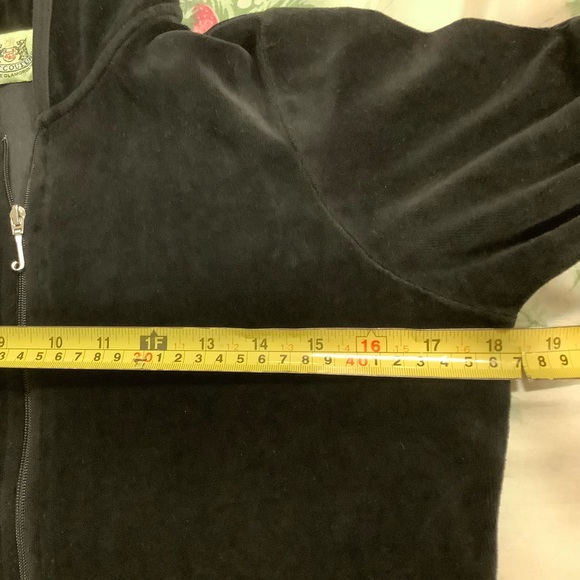 Juicy Couture 90s Velour Pants 32 x 32 Zip Up Hoodie Tracksuit - Picture 7 of 15